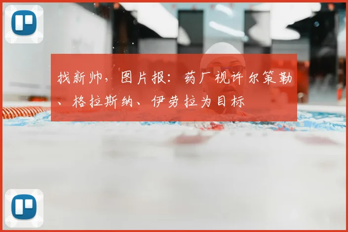 找新帅，图片报：药厂视许尔策勒、格拉斯纳、伊劳拉为目标