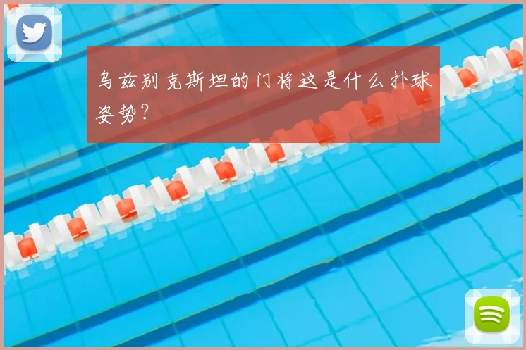 乌兹别克斯坦的门将这是什么扑球姿势？